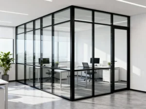 Fire-Rated Steel Glass Partition